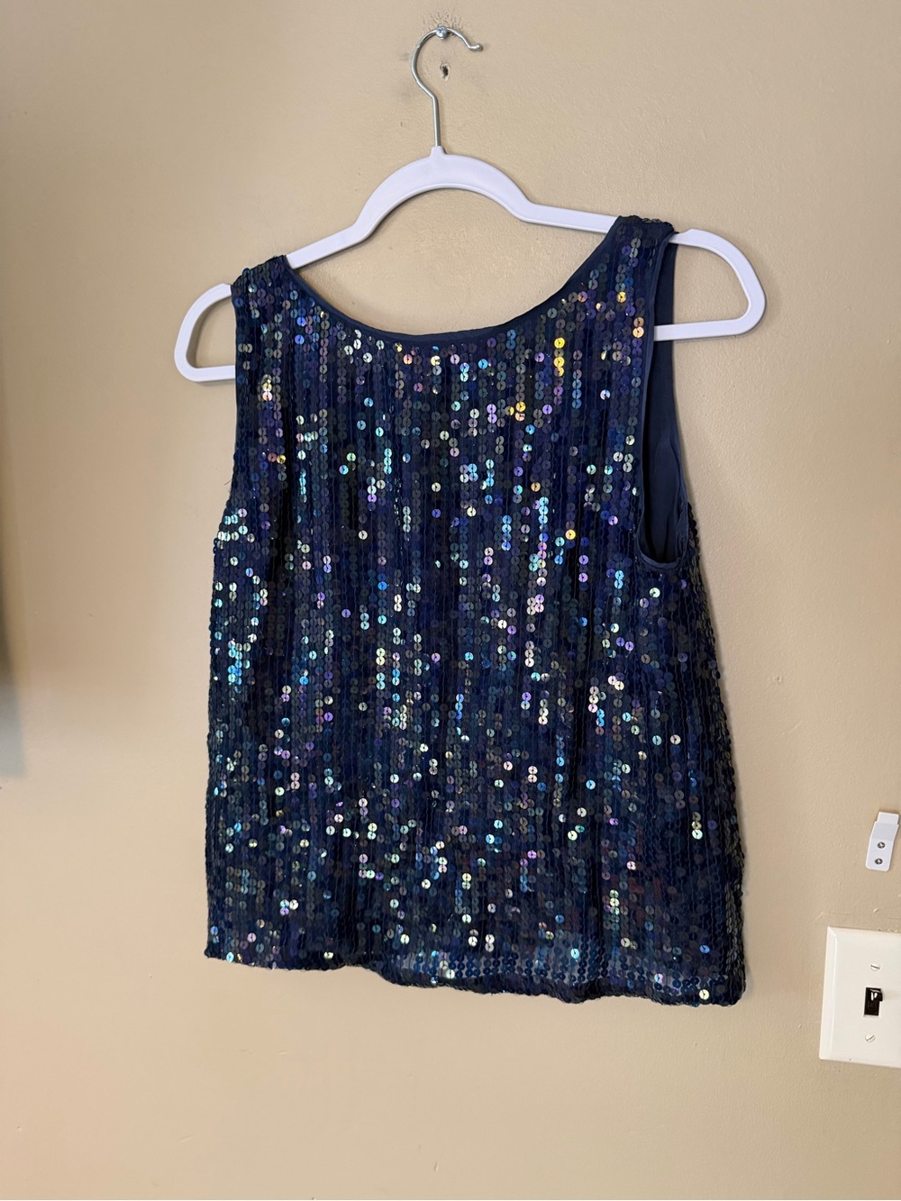 Velvet by Graham & Spencer Navy Sequin Tank - Picture 4 of 6